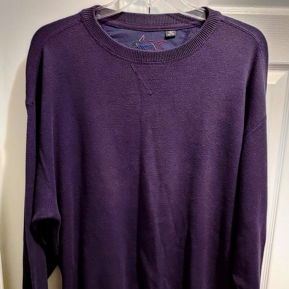 Greg Norman Collection Men Tasso Ella Blue Sweater